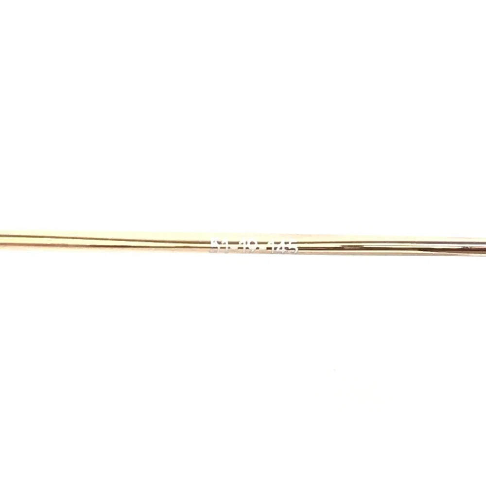 Article One Sunglasses CARR 02 Shiny Gold Round Frames with Gold Lenses